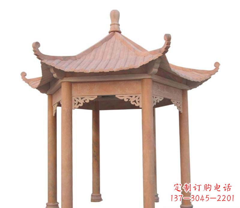 淮安大理石六角凉亭