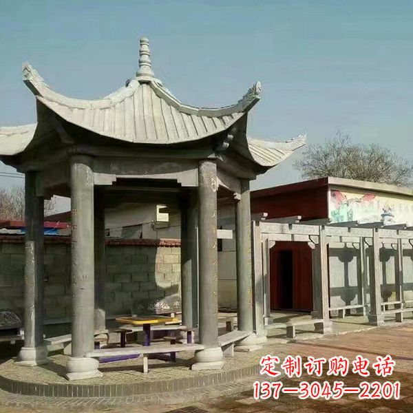淮安大理石凉亭庭院亭子