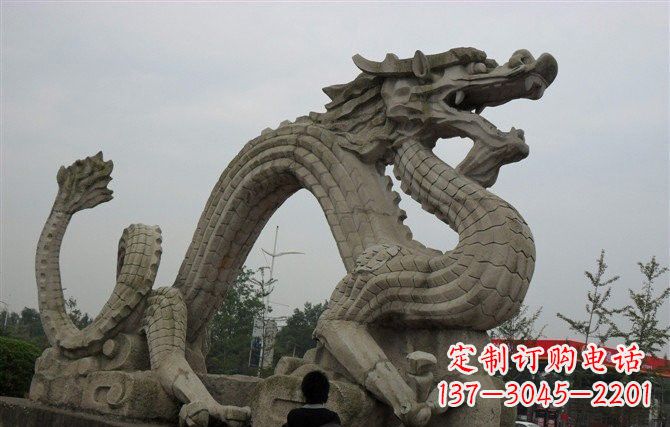 淮安大理石龙雕塑 (2)