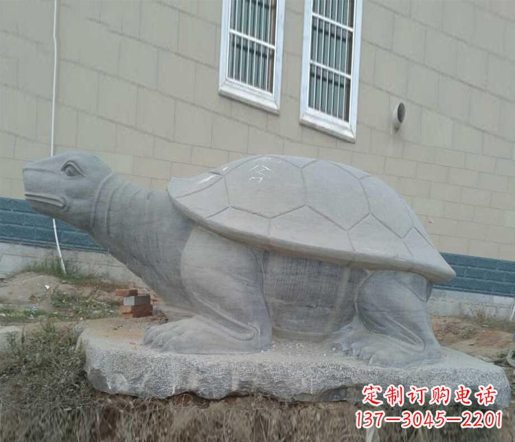 淮安大理石乌龟石雕精美的古典风格装饰
