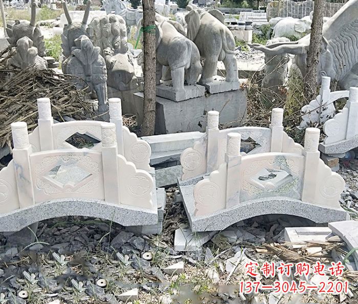 淮安精美大理石拱桥雕塑