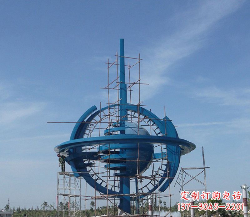 淮安品质卓越的大型不锈钢地球雕塑