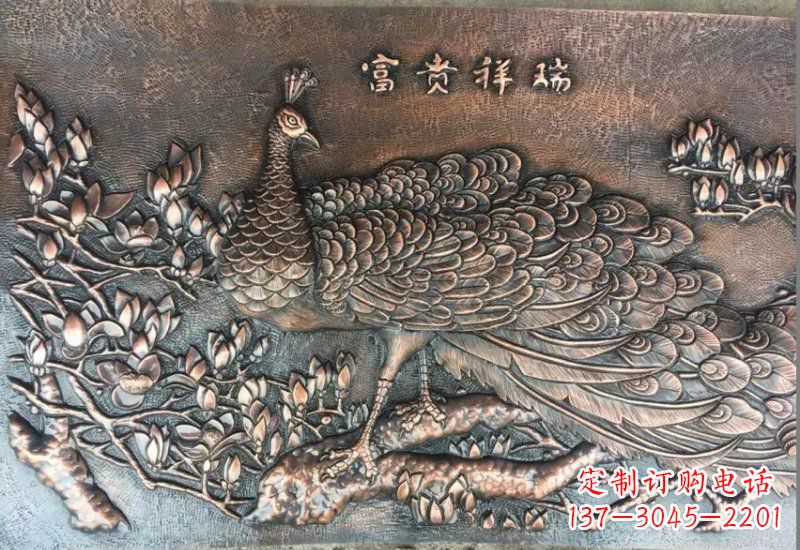 淮安华丽锻铜孔雀雕塑