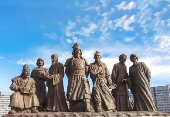淮安成吉思汗雕塑，赞颂大蒙古国建国者
