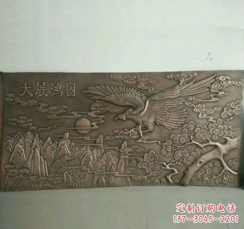 淮安精致锻铜老鹰雕塑