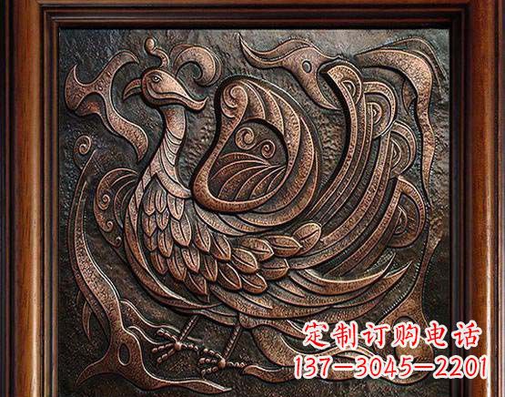 淮安锻铜朱雀雕塑