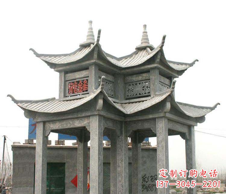 淮安仿古凉亭石雕艺术品