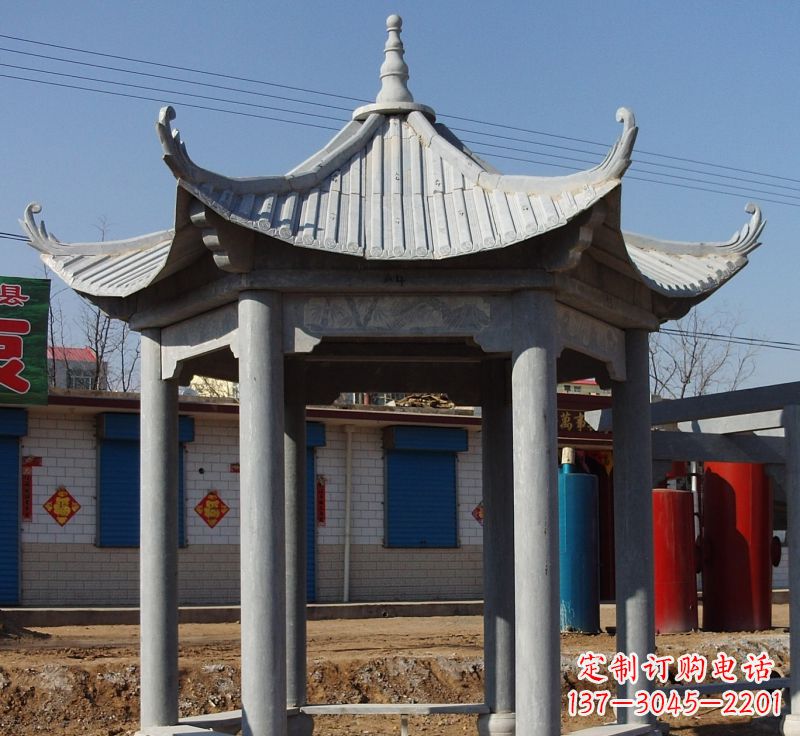 淮安精美仿古石雕凉亭