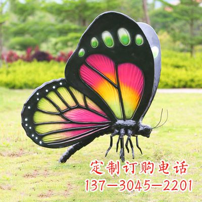 淮安仿真蝴蝶_品红色款405x78x110