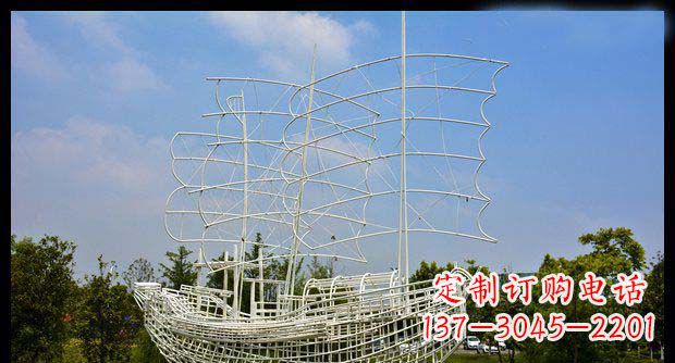 淮安唯美不锈钢帆船雕塑