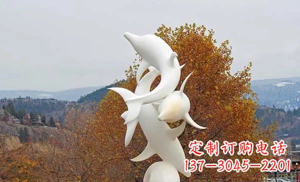 淮安山东中领雕塑海豚雕塑让自然之美悠然而生