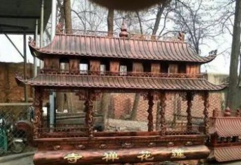 淮安方形寺庙香炉铜雕