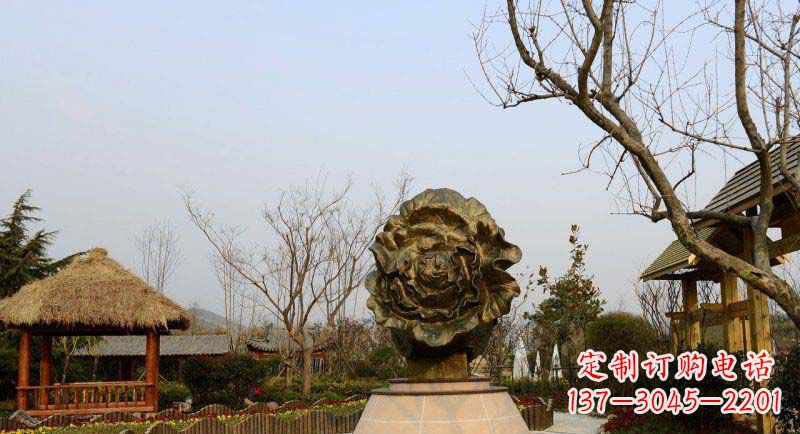 淮安公园大白菜景观铜雕