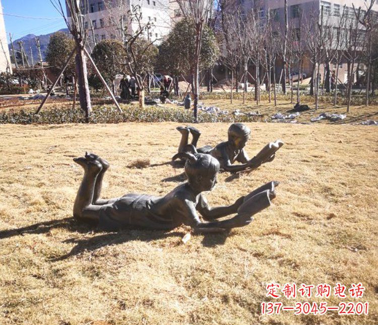淮安精致的儿童仿铜雕塑