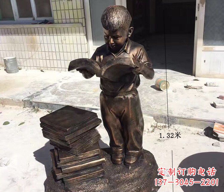 淮安杰出的小孩铜雕