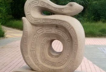 淮安砂岩动物蛇雕塑