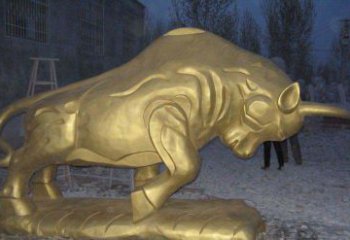 淮安拓荒牛铜雕—瑰丽壮观的动物雕塑