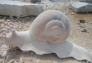 淮安真实大小的蜗牛石雕