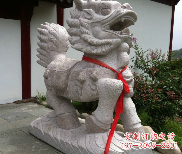淮安古典神麒麟石雕,令人叹为观止的精美艺术
