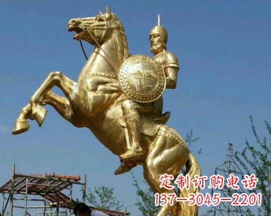 淮安古罗马战士骑马铜雕——让你呈现最传统的骑士风采