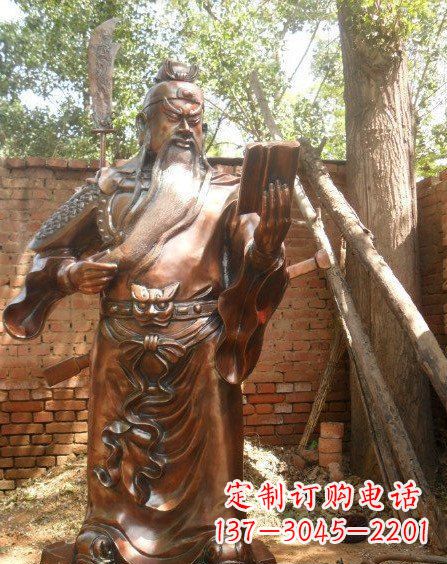 淮安全新关公铜雕,让你的收藏更个性!