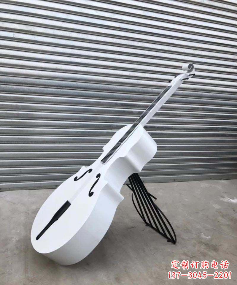 淮安精致不锈钢大提琴雕塑