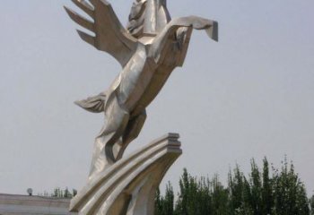 淮安不锈钢飞马——室外城市雕塑的新趋势
