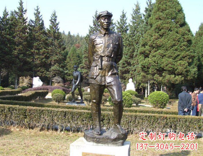 淮安铜雕解放军战士,荣誉的象征