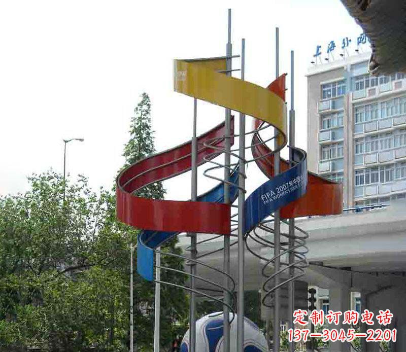 淮安精美的不锈钢足球雕塑