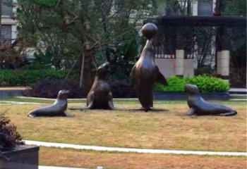 淮安海豹雕塑，装点你的园林