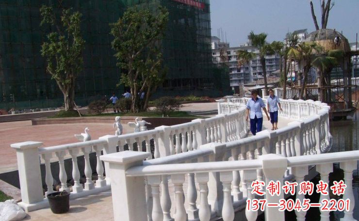 淮安美轮美奂的汉白玉欧式栏杆雕塑