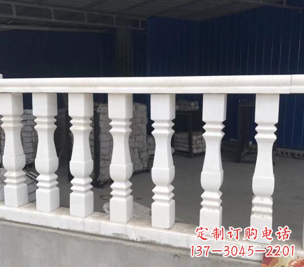 淮安汉白玉欧式栏杆雕塑,精美绝伦