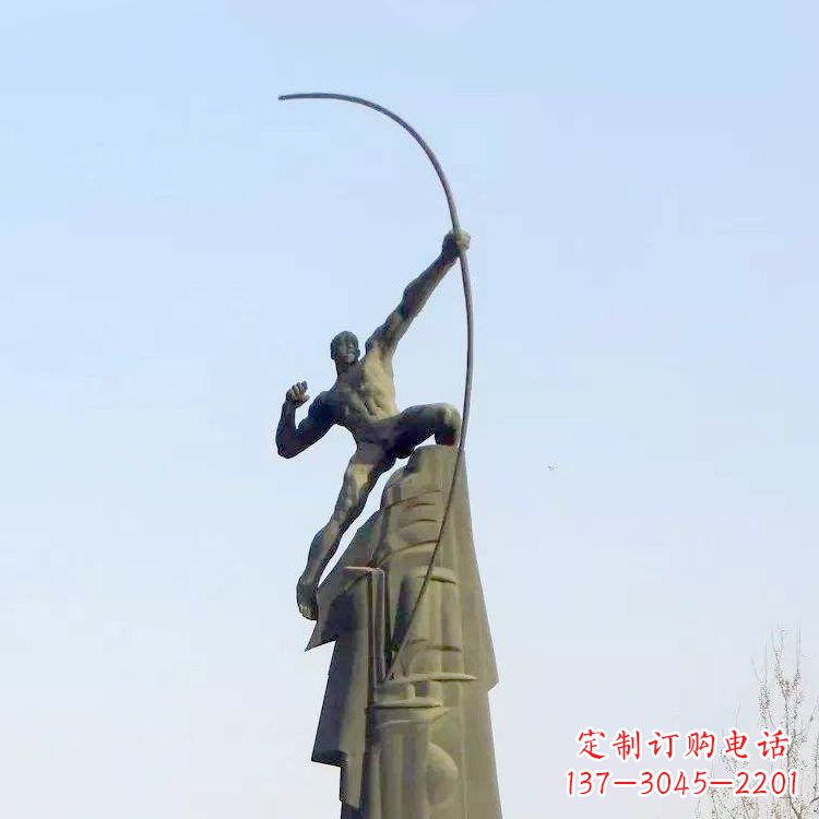 淮安精美雕塑,品质保证——后羿雕塑