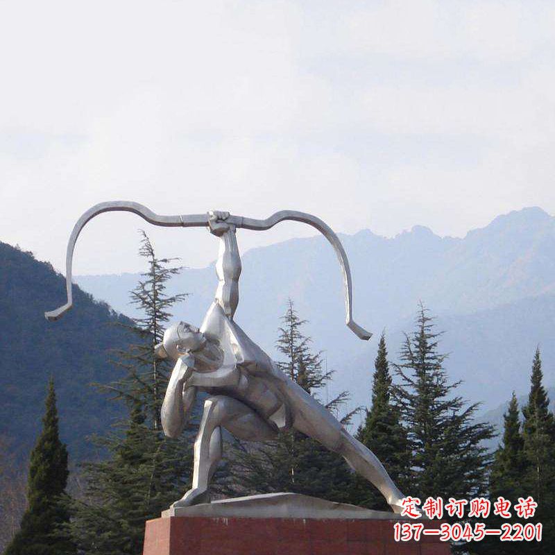 淮安后羿雕塑,不锈钢雕塑制作&定制