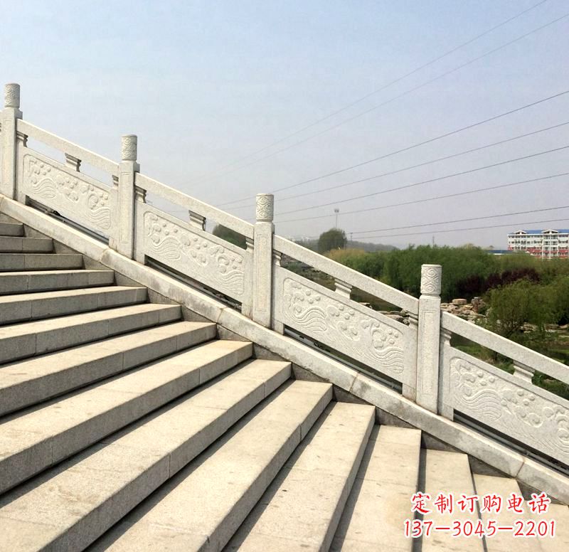 淮安欣赏自然之美,定制花岗岩石栏杆雕塑