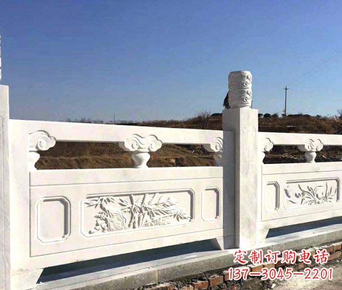 淮安泰安中领雕塑汉白玉石浮雕栏板