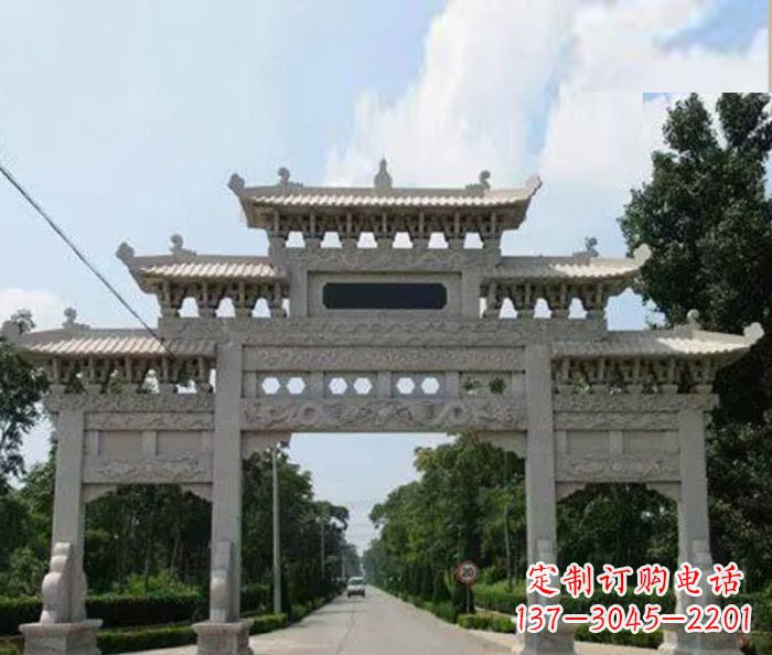 淮安高品质牌坊石雕,专为客户量身定制