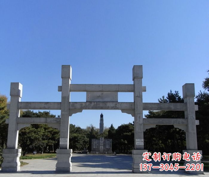 淮安中领雕塑石雕牌坊定制