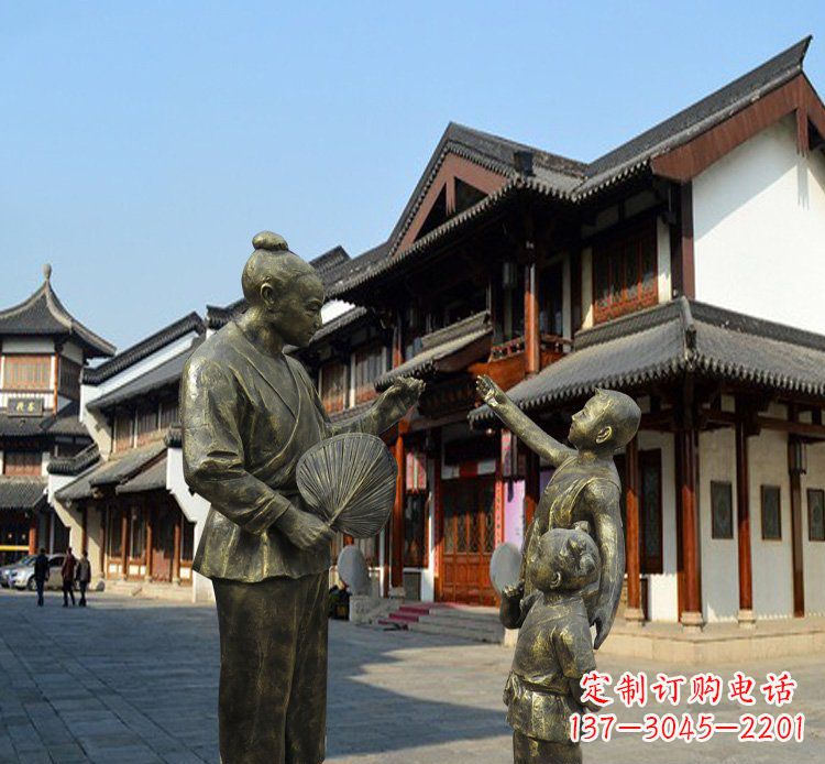 淮安精美孔融铜雕,让您体验古朴古典之美