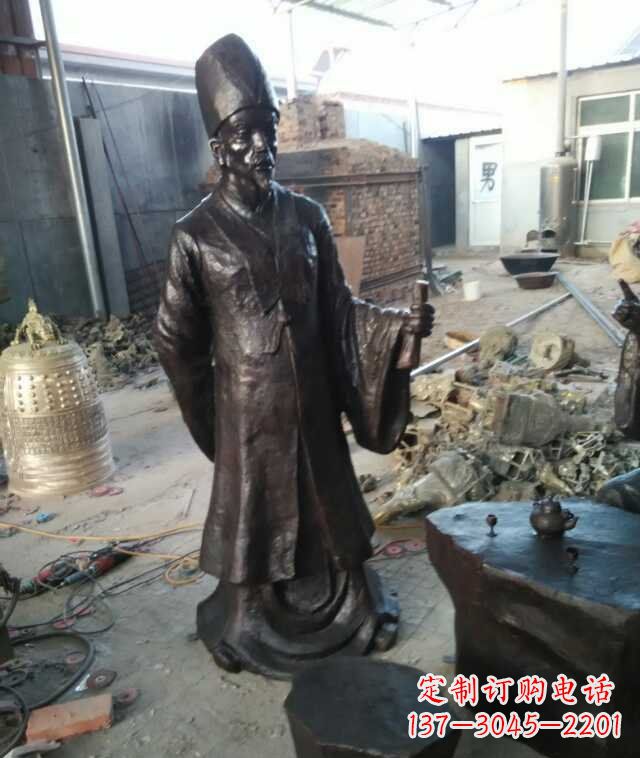 淮安精美雕塑，展现古代名医李时珍的传奇