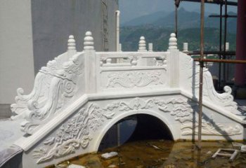 淮安汉白玉庭院装饰石桥雕塑