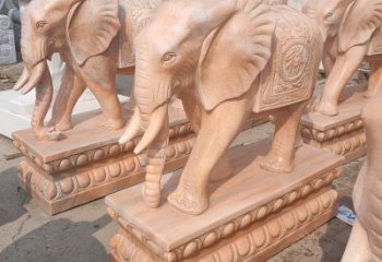 淮安中领雕塑：大象雕塑吉祥如意