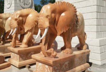 淮安象征吉祥及如意的大象雕塑