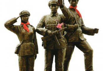 淮安勇士战士雕塑，感受立于战场的英勇豪迈
