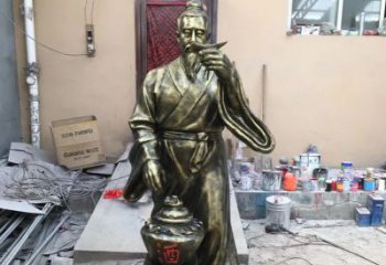 淮安传承酒文化，杜康雕塑流传永恒