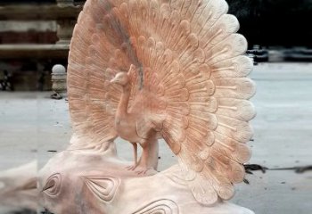 淮安艺术精美的孔雀石红雕塑