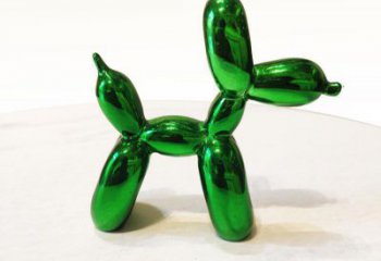 淮安绿色气球狗雕塑——精美设计，助您实现室内梦想装饰