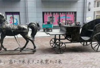 淮安古典马车雕塑，精致传承礼仪之魂