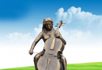 淮安拉出独特美丽，为您打造定制美女提琴雕塑