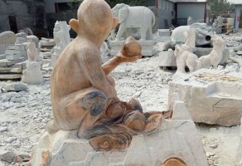 淮安精美猴子石雕，带来浓浓的节日气息